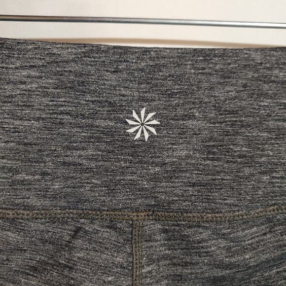 Athleta Revelation Heathered Gray Tights Womens Size XS Activewear Leggings - Picture 7 of 11